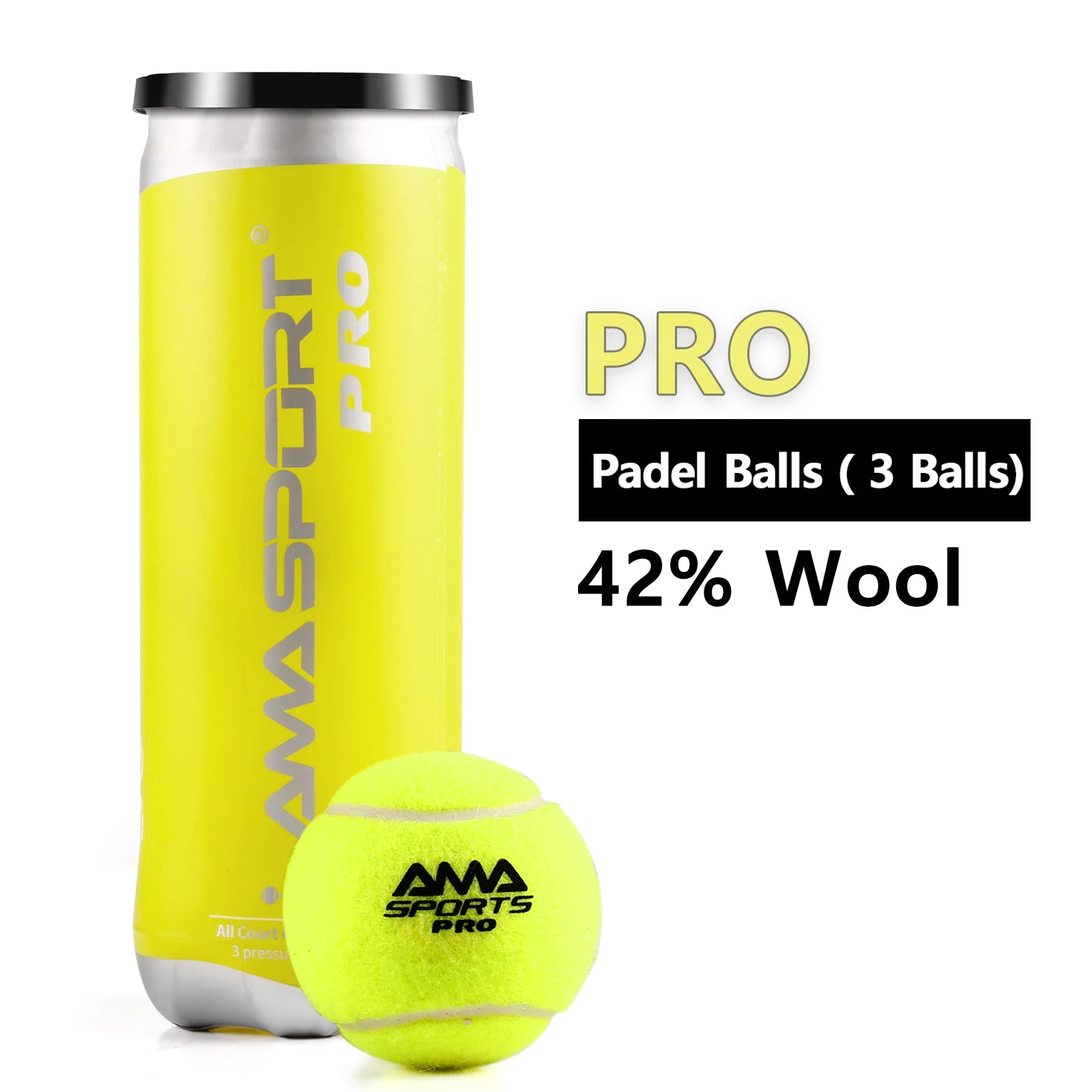 Durable Tournament Grade Padel Balls for Professional and Amateur Players