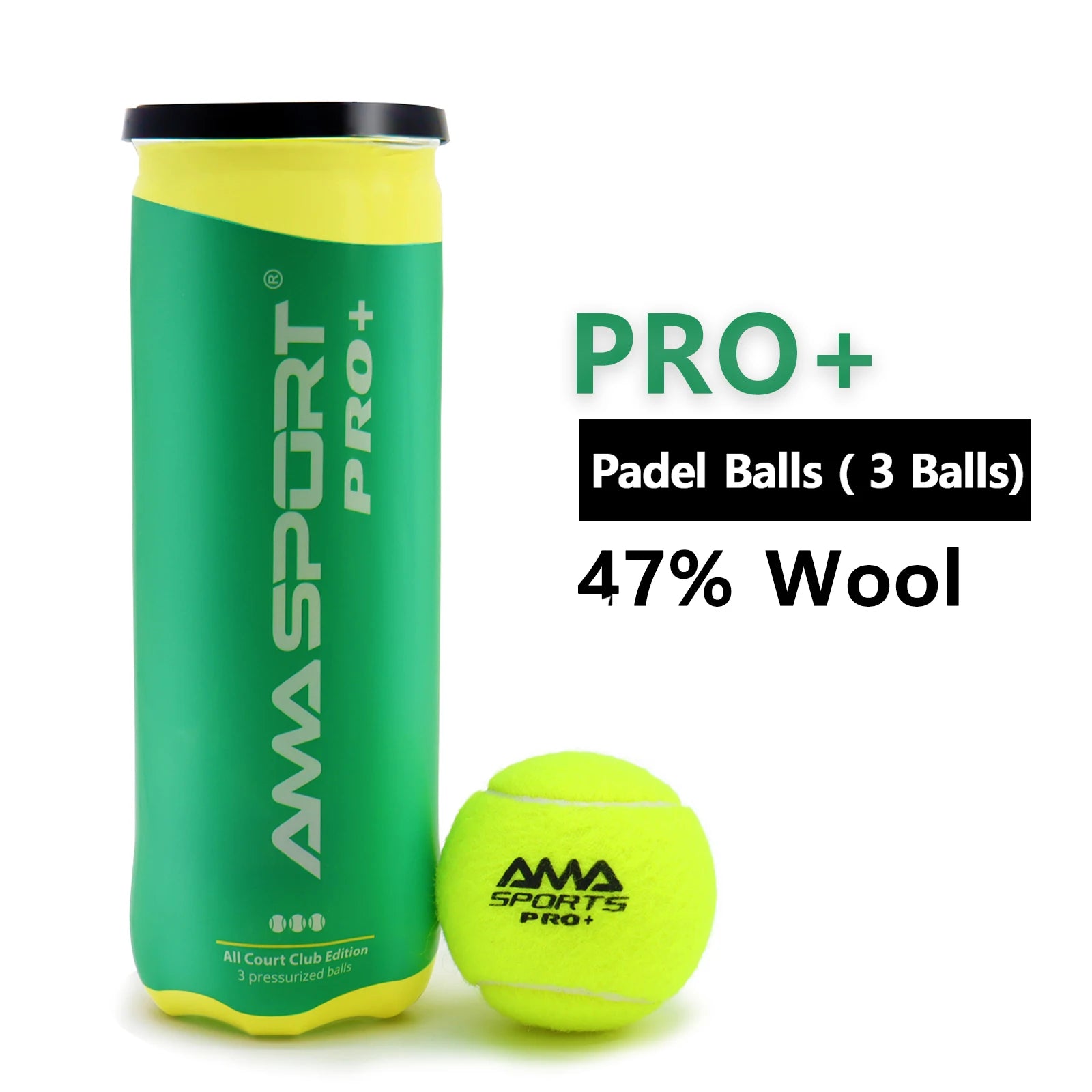 Durable Tournament Grade Padel Balls for Professional and Amateur Players