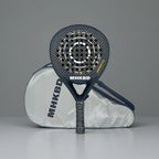 MKHBD Carbon‑Surface EVA Foam Padel Racket with Protective Cover — Lightweight Control Paddle