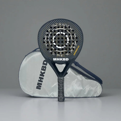MKHBD Carbon‑Surface EVA Foam Padel Racket with Protective Cover — Lightweight Control Paddle